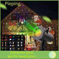 PIEPING 12 Patterns Indoor and Outdoor Landscape Waterproof Holiday Lighting Snowflake Lamp Christmas Led Projector