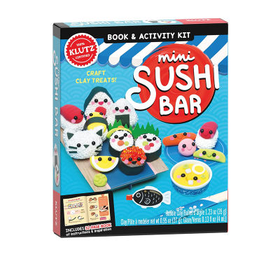 Original English klutz Mini sushi bar Mini sushi bar craft simulation sushi DIY accessories sushi clay manual childrens manual toy book making clay