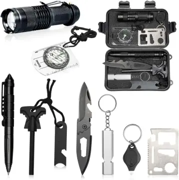 9 In 1 Survival Gear Kits With Fishing - Best Price in Singapore