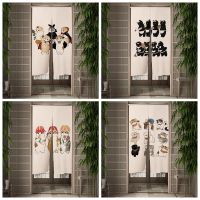 【YD】 Door Curtain Split Noren for Room Partition Hanging Drapes Washable Half-Curtain