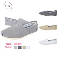 CODddngkw3 Unisex Toms Shoes Pure Color Flat kasut Casual Canvas Shoes