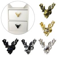 Furniture Handle Reindeer Shape Knob Creative Animal Door Handle Vintage Dresser Drawer Cabinet Knob Pulls For Room Home Decor Door Hardware Locks