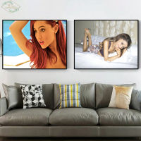 Ariana Grande สาวเซ็กซี่ร้อนโปสเตอร์ชายหาด,ภาพศิลปะบนผนัง,โปสเตอร์ภาพเขียน,โปสเตอร์ตกแต่งบ้านผ้าใบลายพิมพ์ A23822N3จิตรกรรมฝาผนัง