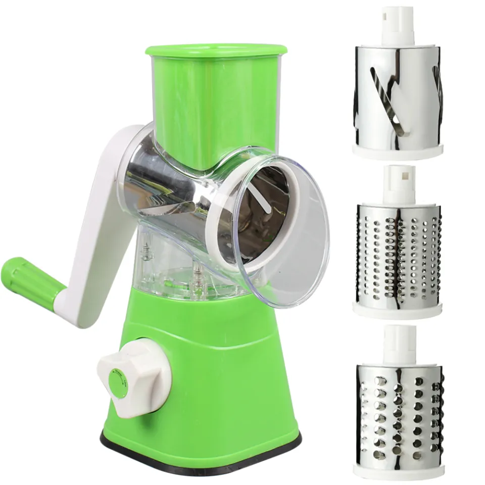 New Manual Vegetable Cutter Slicer Multifunctional Round Slicer Potato  Cheese Kitchen Gadgets Multi-Function Kitchen Accessories