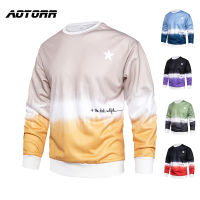 Patchwork Color Sweatshirt Mens Hoodies Spring Autumn O-Neck Casual Streetwear Clothes MaleOversize Sweatshirt Fashion Pullover