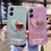 เคสมือถือกลิตเตอร์ฝาหลัง สำหรับ VIVO Y36 Y78 นุ่มโปร่งใสกระจกแต่งหน้าความรักดาวดวงจันทร์สำหรับ VIVO Y36 Y78 เคสใส่โทรศัพท์