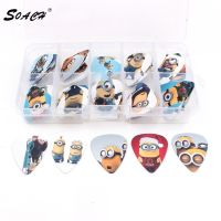 50 PCS guitar picks pick the piece of double sided color design mix pick up ballad guitar accessories ukulele bass guitar