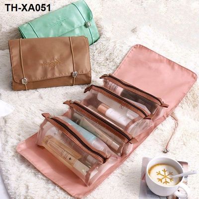 L same make-up bag folding receive package ins can go big capacity portable toiletry bags