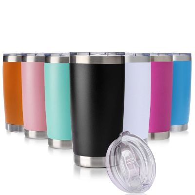 【YF】▨  20 oz Thermal Mug Beer Cup Mugs Bottle Leakproof Insulated Tumblers With Lid