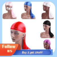 ALDRICH FASHION Unisex แข็ง เครื่องประดับผม หมวก Durag หมวกโจรสลัด ผ้าพันคอ ฮิพฮอพ