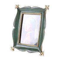 country retro resin 6 inches 7 dark green photo frame creative luxury