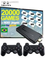 Joypad สำหรับจอสัมผัสวิดีโอ VILCORN แบบ Gxal46093 4K 20000เกมคอนโซลเอเวอร์ไดรฟ์รองรับ TV PS1 /GBA/MAM/Kid