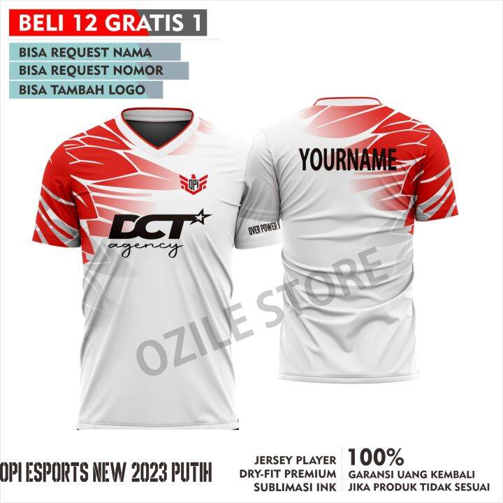JERSEY OPI ESPORT NEW 2022 BISA REQUEST NAMA SENDIRI Lazada Indonesia