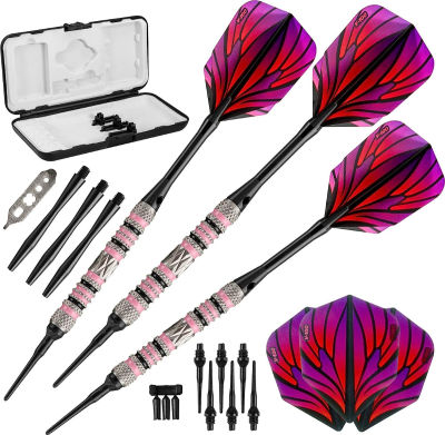 ‎Viper by GLD Products Viper Wings 80% Tungsten Soft Tip Darts with Storage/Travel Case, 16 Grams