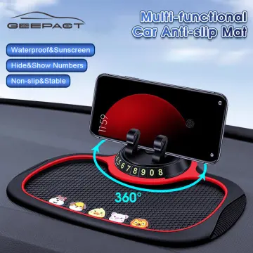 Multifunctional Car Anti-Slip Mat Rotatable Phone Holder Non Slip