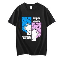 【New】Tokyo Revengers Angry Smiley Japanese Anime T-shirt Graphic Print T Shirt Oversized Tops Mens Tees Hip Hop Streetwear Harajuku