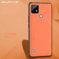 ELAXIS เคสโทรศัพท์มือถือ Realme C21,เคสหนังสำหรับธุรกิจหรูหราเรียบง่ายและทันสมัยรวมทุกอย่างเคสหนัง TPU นิ่มกันตกเคสโทรศัพท์มือถือ