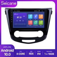 Seicane 10.1 นิ้ว 2.5D IPS Touch Screen Android 10.0 ระบบนำทาง GPS ในรถยนต์ชุดหูฟัง 2012 2013 2014 2015 2016 2017 นิสสัน Qashqai สนับสนุน 360 Panoramic DSP พร้อม GPS 4G WIFI บลูทู ธ FM AM RDS