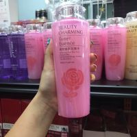 Mmeir Beauty charming toner essence 450ml.โทนเนอร์น้ำตบกุหลาบป่าดามัสค์