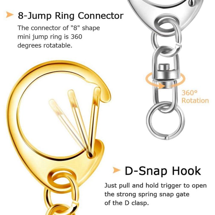 200-piece-d-hook-keychain-hardware-with-jump-rings-metal-split-key-ring-clips-with-chain-for-craft-charm-making-diy