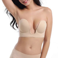 ยกทรง Pihu-1Strapless ที่มองไม่เห็น Push Up ซิลิโคน ssiered48-58