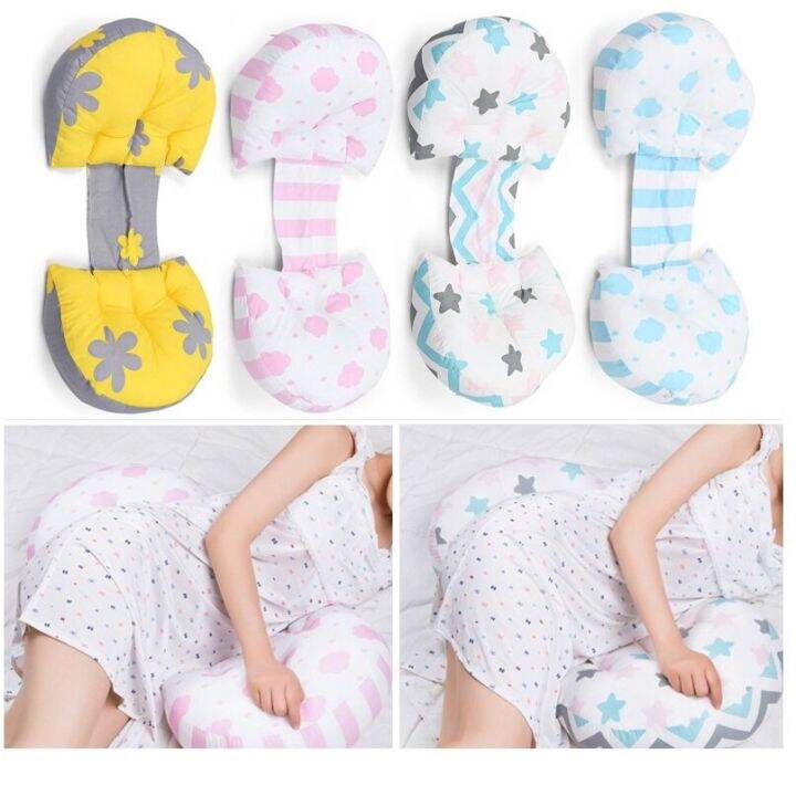 Multiuse Women UShaped Waist Back Pregnancy Pillow Sleepers Back Protect Mat Back Support