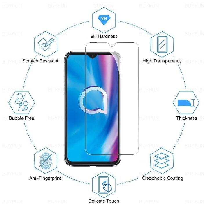 5030f-แก้วปกป้องหน้าจอสำหรับอัลคาเทล2ชิ้น-ฟิล์มติดโทรศัพท์กันรอยขีดข่วน5030u-แก้ว