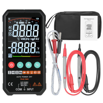 Super Slim Palm Size 3.3-inch LCD Digital Multimeter 6000 Counts True RMS Universal Meter High Accuracy Smart Measure ACDC