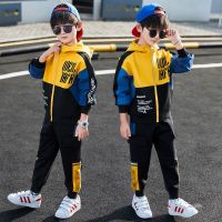 Childrens wear new boy suit children age season 5 to 12 years old boy web celebrity sports students stylish two-piece