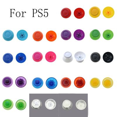 JCD 2PCS For PS5 Analog Cover 3D Thumb Sticks Joystick Thumbstick Mushroom Cap For Sony PS5 Controller Replacement
