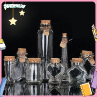 I Stationery โหลแก้วใส่ดาวDIY ทำด้วยมือพับดาว Origami Wishing Bottle สร้างสรรค์โปร่งใส Lucky Drifting Bottle STA1488