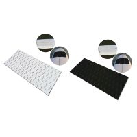 2Pcs Surfboard Deck Traction Board Eva Anti-Skid Pad Adhesive Anti-Skid Deck Pad for Boat Deck,Kayaking,Surfboard,Vertical Paddle Board,Skimboards - White &amp; Black