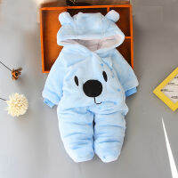 New Born Baby Footies 2020 Winter Warm Clothing 3 9 6 12 Month Baby Kids Boys Girls Cotton Newborn Toddler Infant Footies