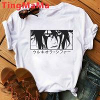 Hot Japanese Anime Bleach T Shirt Men Kawaii Kurosaki Ichigo Graphic Tees Funny Caricature Zaraki Kenpachi