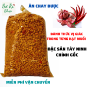 Muối ớt Tây Ninh- 1kg muối ớt chay đặc sản Tây Ninh vị cay thường