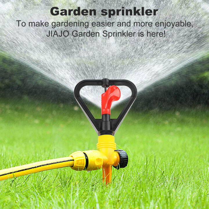 Garden Sprinkler, Ground Angle 3 Modes Insert Sprinkler 360 Degree ...