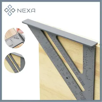 STONE 90 Degrees Stainless Steel Try Square Scale Ruler