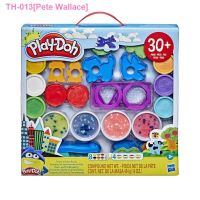 ♙☫ Pete Wallace Hasbro Playdoh music culture and colorful mud iridescence party set of tools safe non-toxic toys E8740 manually