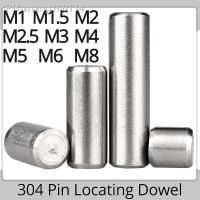 M1 M1.5 M2 M2.5 M3 M4 M5 M6 M8 304 Stainless Steel Cylindrical Pin Shelf Support Locating Metal Dowel 4- 5mm 28mm 40mm 45mm 50mm