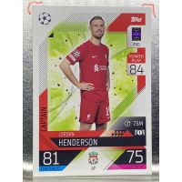 การ์ดนักฟุตบอล 2022/23 Henderson การ์ดสะสม ลิเวอร์พูล Liverpool fc การ์ดนักเตะ