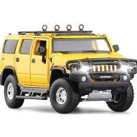 JACKIEKIM โมเดลไดคาสท์1:32 Hummer 2008 H2รถแวนวิบากเสียงรถยนต์และประตูไฟเปิดใช้งานของขวัญคอลเลกชันเพื่อการศึกษา