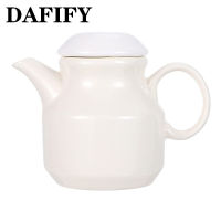 DAFIFY เซรามิคพร้อมฝาปิด Creamer Pitcher หรือ Milk Pot Lead-Free Tableware 10*14Cm