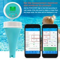 6-in-1 Residual Chlorine Monitor PH/ORP/EC/TDS Water Testing Tool Backlit LCD Display Smart Equipment for Home Swimming Pool