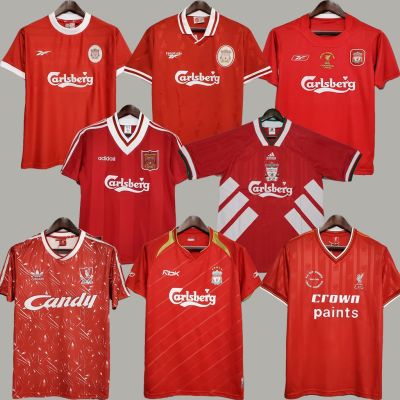 2022 New Original เสื้อบอล ทีม Liverpool สไตล์เรโทร รุ่น 89/91 93/95 2005