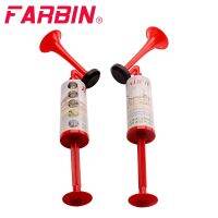 FARBIN 2/5Pcs Super Horn Hand Pump Air Horn Cheerleading Soccer Ball Sports Party Fans Horn Plastic Trumpet Hand Push Air Horn