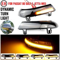 สัญญาญไฟเลี้ยวกระพริบไดนามิก LED สำหรับ Volkswagen GOLF 5 GTI Variant Jetta MK5 Passat B5.5 B6 Plus EOS Sharan ไฟหน้ากระจกที่ยอดเยี่ยม