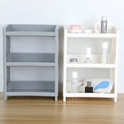 【CW】 3 Tier Hollow Plastic Shelf Desktop Storage Rack Countertop Organizer