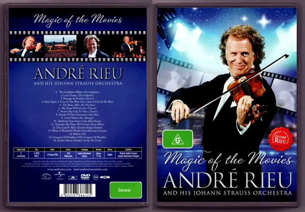 Andre Rieu Magic Of The Movies (dvd) 