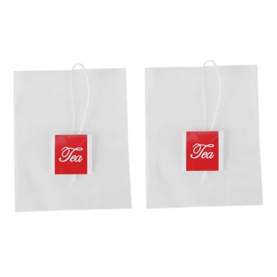 1000Pcs5.5 X 7Cm Pyramid Tea Bag Filter Nylon Tea Bag Single String Label Transparent Empty Tea Bag