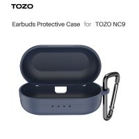 Silicone Protective Case for TOZO NC9 TWS Bluetooth Earphone Headset Shockproof Soft Skin Cover with Front LED Visible